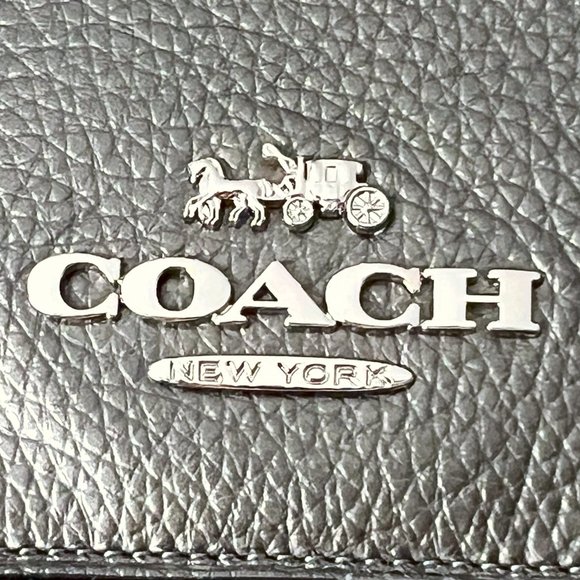 COACH MINI EMMA SATCHEL - PLATINUM/SILVER - Picture 2 of 8